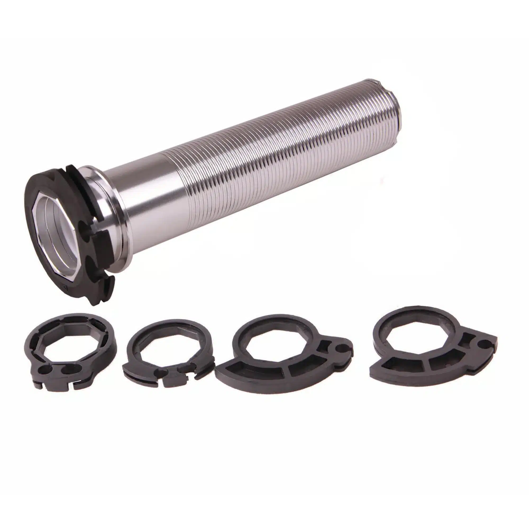 ODI Fusion Alloy Throttle Tube MX 7/8" SILVER Alloy with Teflon Internal Sleeve 64-H70FZS