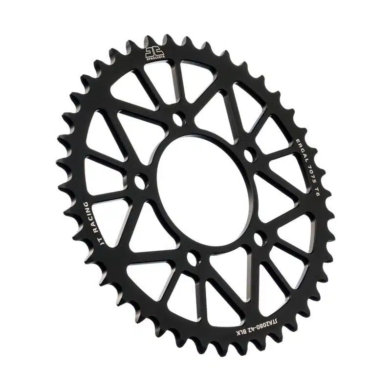 JT Takaratas Alumiini 7075 T6 JTA2080.43BLK Musta 274-A2080-43-0