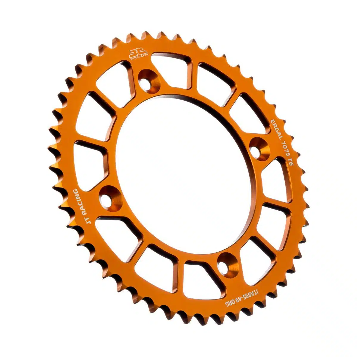 JT Takaratas Alumiini 7075 T6 Oranssi JTA895.49ORG 274-A895-49-6