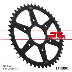 JT Rear Sprocket ZBK &ndash; Musta Zinc JTR890.44ZBK 274-R890-44ZBK