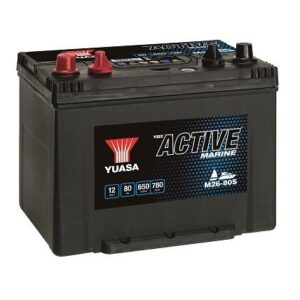 Yuasa M26-80S Active Marine Battery 12V 80Ah 600A (18) 145-YBXM26S-082