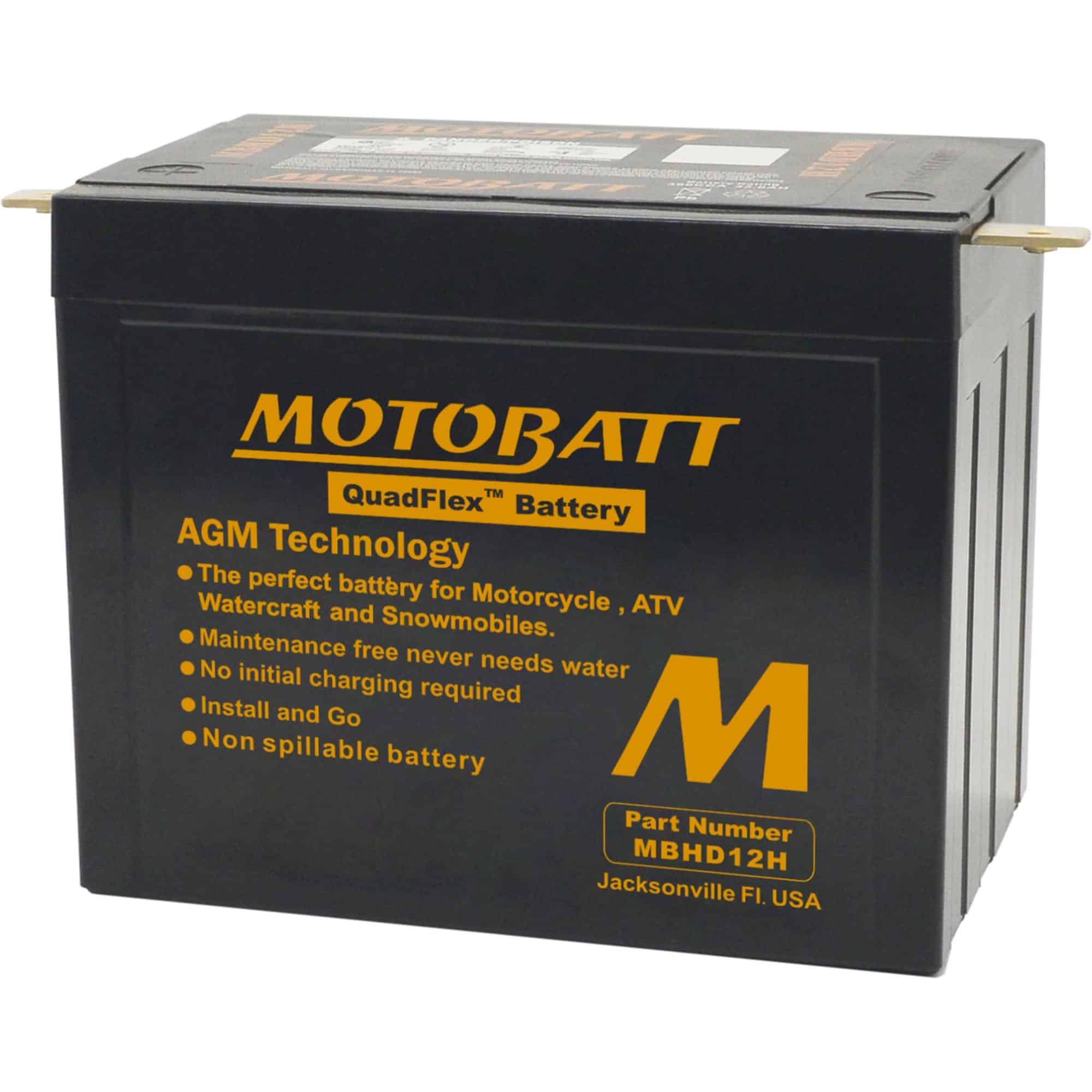 Motobatt akku, MBHD12H 14-529