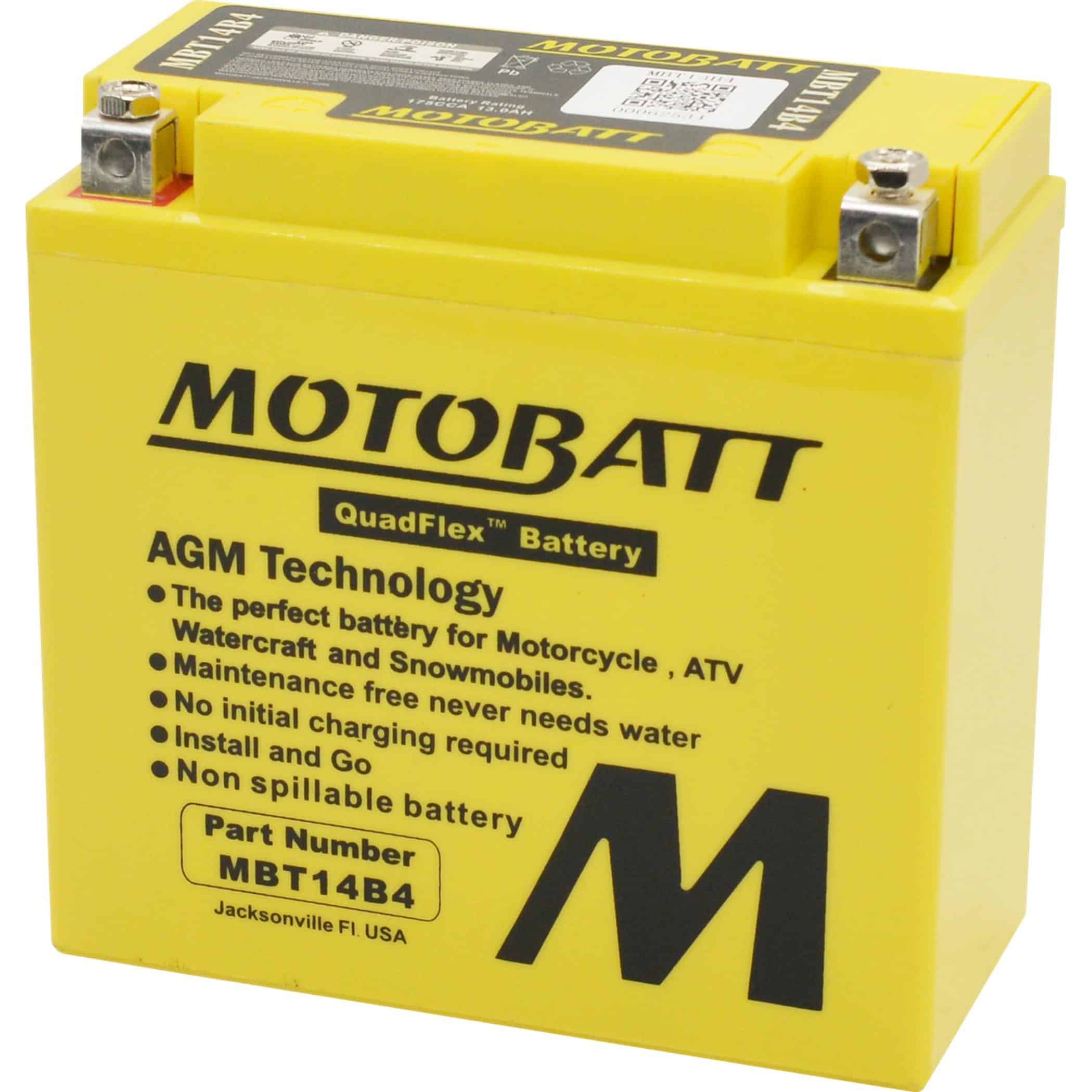 Motobatt akku, MBT14B4 14-516