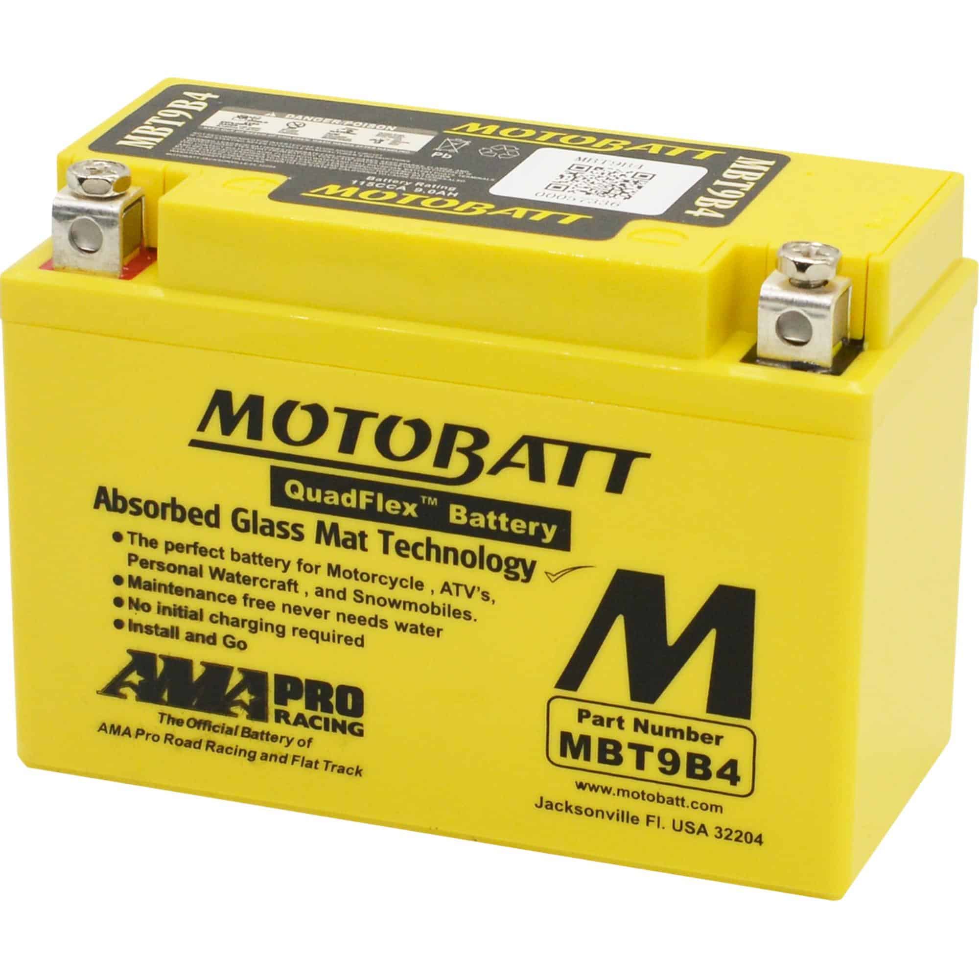 Motobatt akku, MBT9B4 14-510