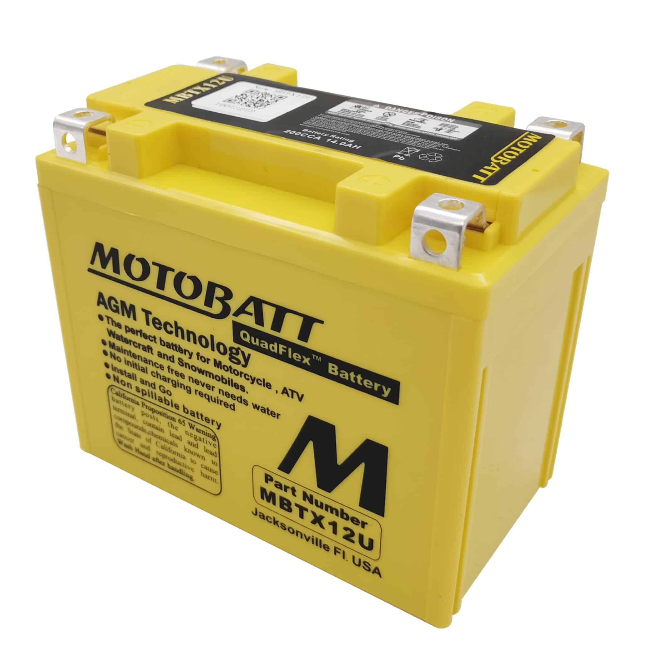 Motobatt akku, MBTX12U 14-514