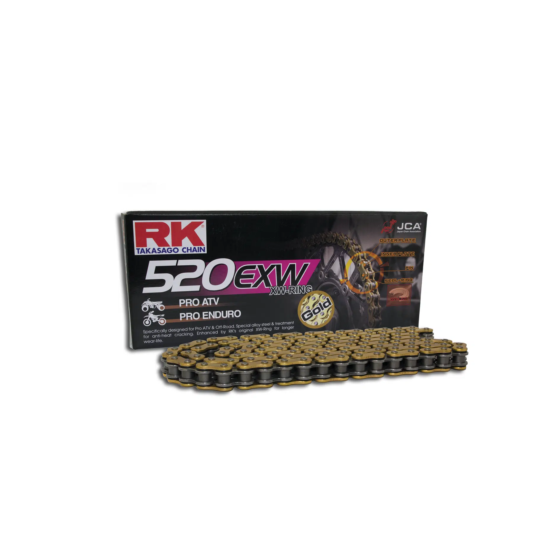 RK GB520EXW XW-rengasketju Atv/Offroad +CL (Jousil.) 282-520201-088