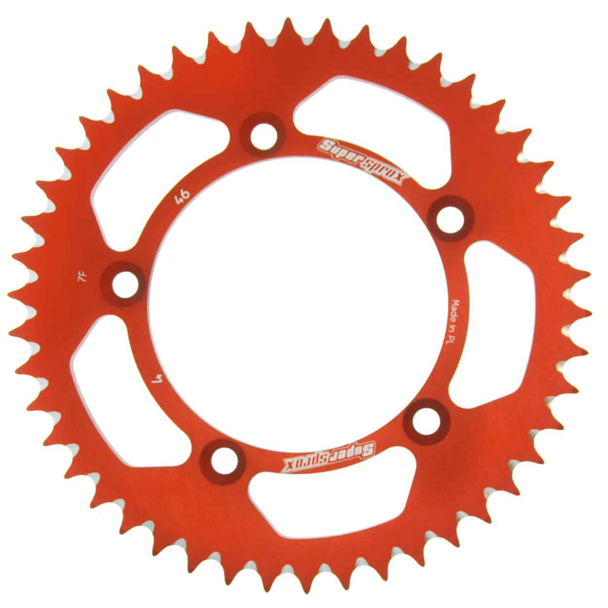Supersprox Alu Takaratas KTM 60/65SX 97- Oranssi 46 27-3-4-46-6