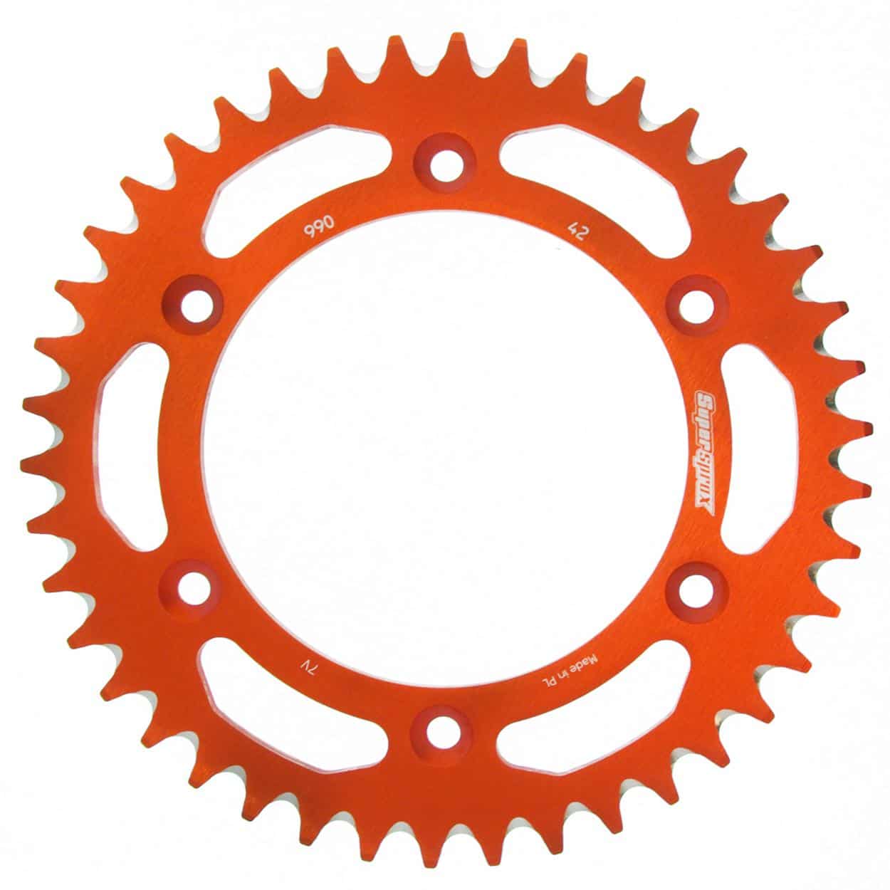 Supersprox Alu Takaratas KTM/Husqv./Husab. Oranssi 42 27-3-990-42-6