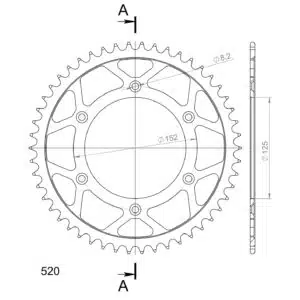 Supersprox Teräs takaratas  RFE-8000:51 27-2-8000-51