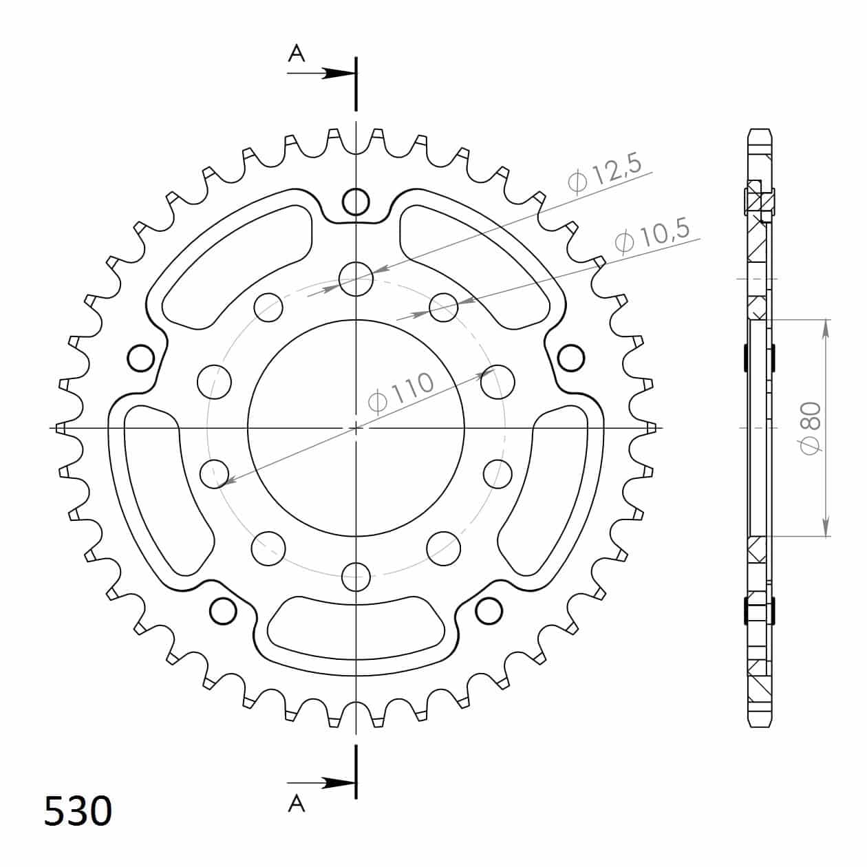 Supersprox Stealth Takaratas Kulta 272-1334-RST-42-9