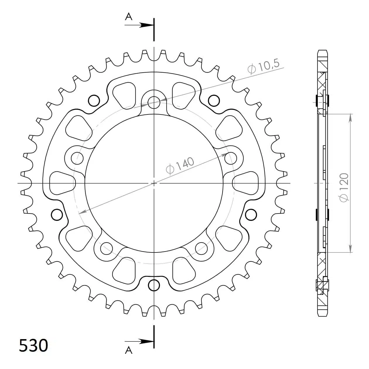 Supersprox Stealth Takaratas Kulta 272-1800-RST-43-9 - Image 2