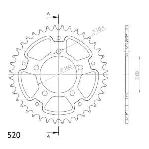Supersprox Stealth Takaratas Kulta 272-2698-RST-40-9
