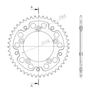 Supersprox Stealth Takaratas KTM SX65 46 272-4-RST-46-9