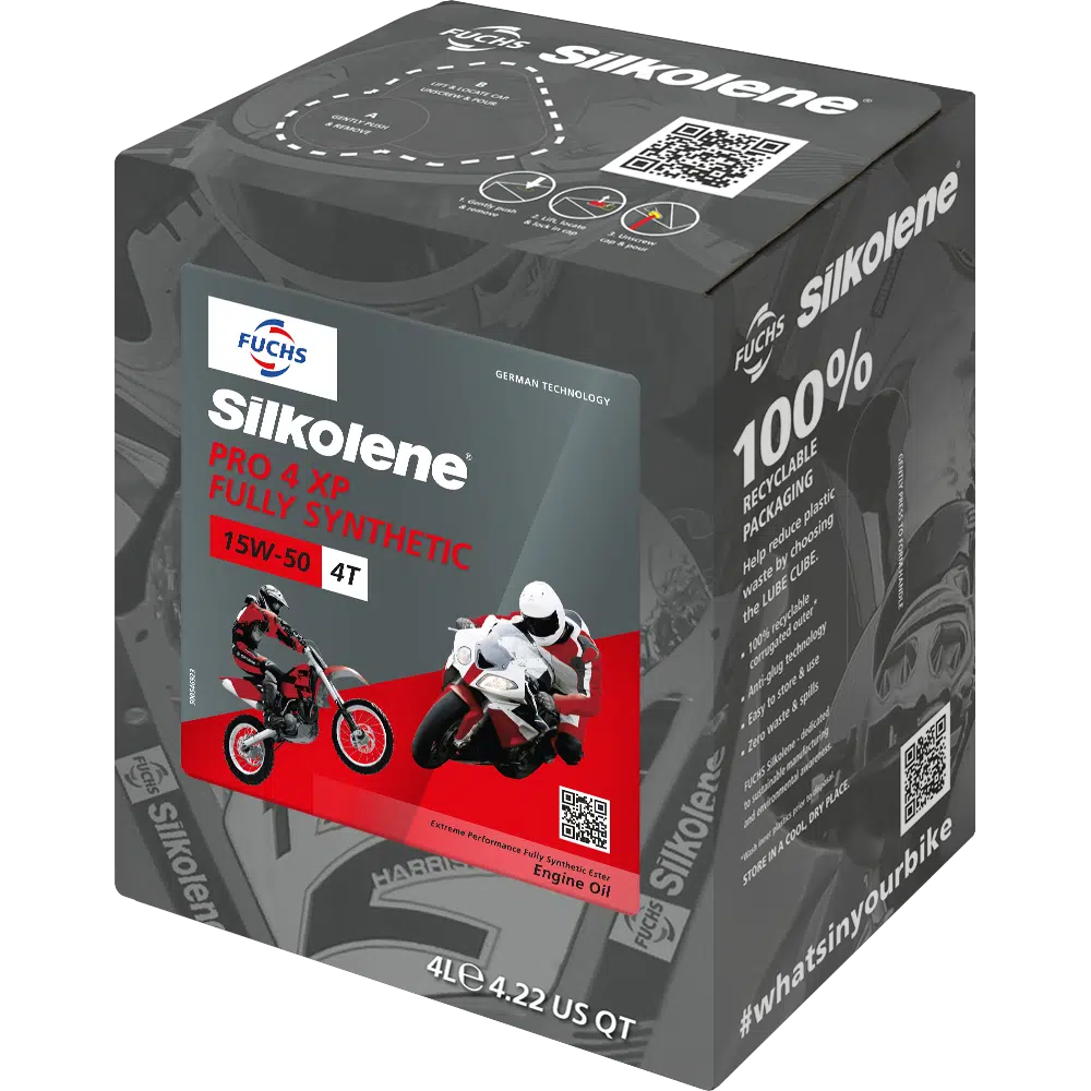 Silkolene Pro 4 15W-50 XP 4L CUBE (4) 551-118-004C
