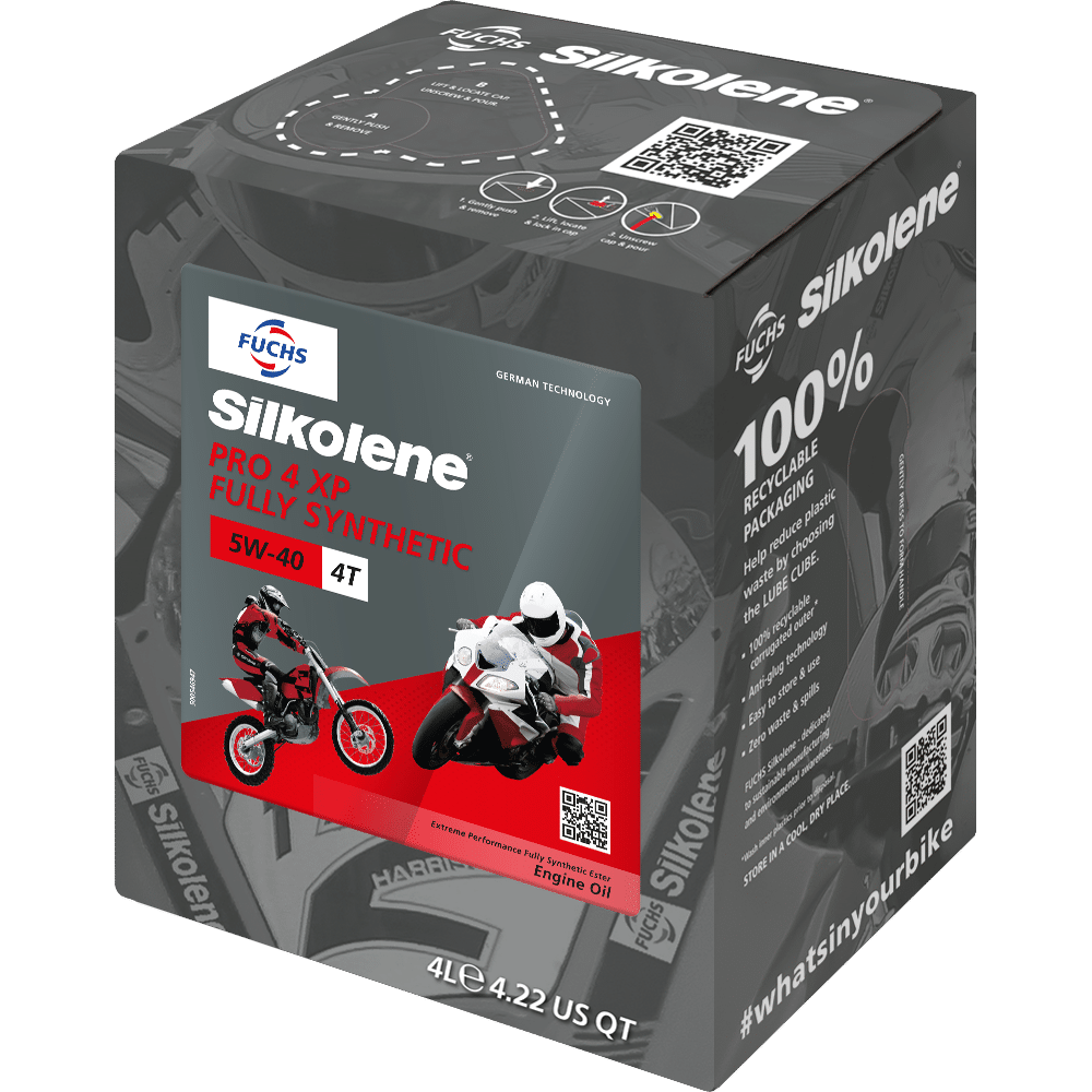 Silkolene Pro 4 5W-40 XP 4L CUBE (4) 551-122-004C