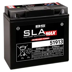 BS Battery 51913 (FA) SLA MAX - Sealed & Activated 140-300860