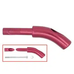 Sno-X Ohjaustangon päätykoukku 45´ Vaaleanpunainen