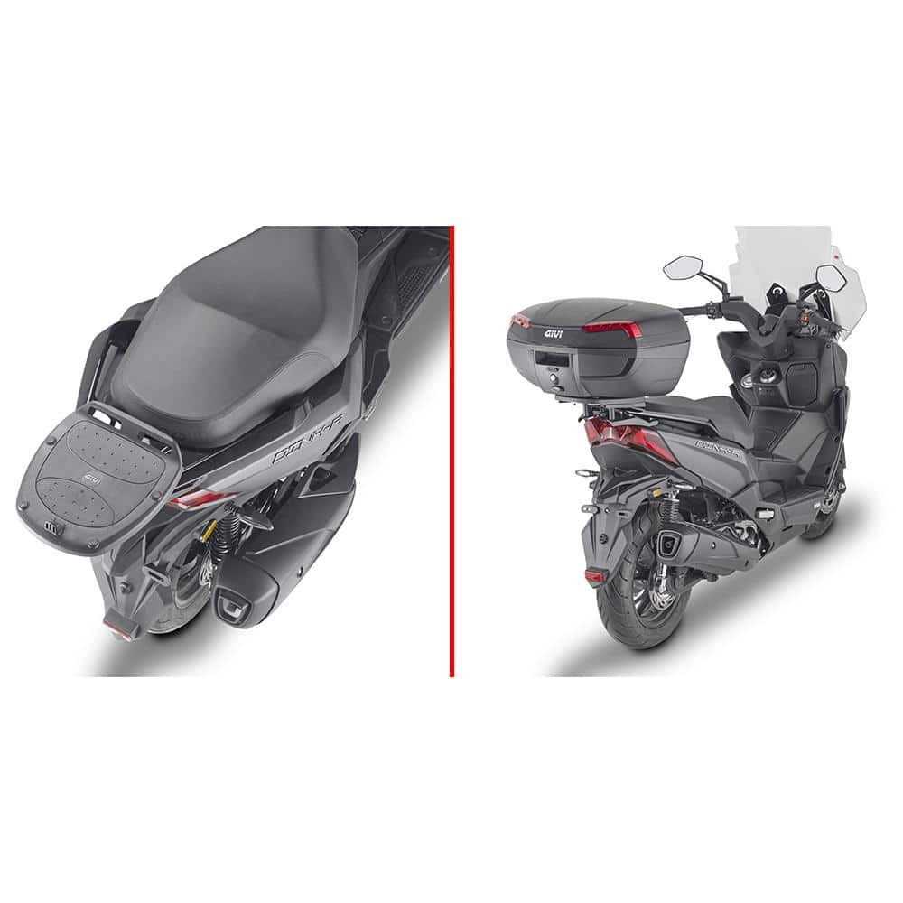 Kymco Dink R150 Rear Rack Givi REAR RACK KYMCO DINK 150 (2023) 322-SR6121 | Motocafe.fi