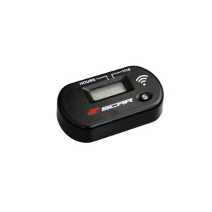 Scar Wireless Hour Meter working by vibrations - Black color 430-SWHM
