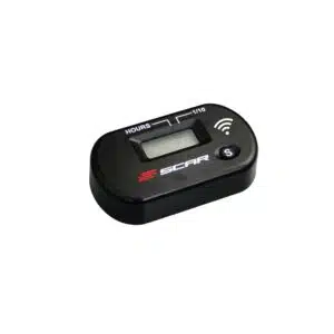 Scar Wireless Hour Meter working by vibrations - Black color 430-SWHM