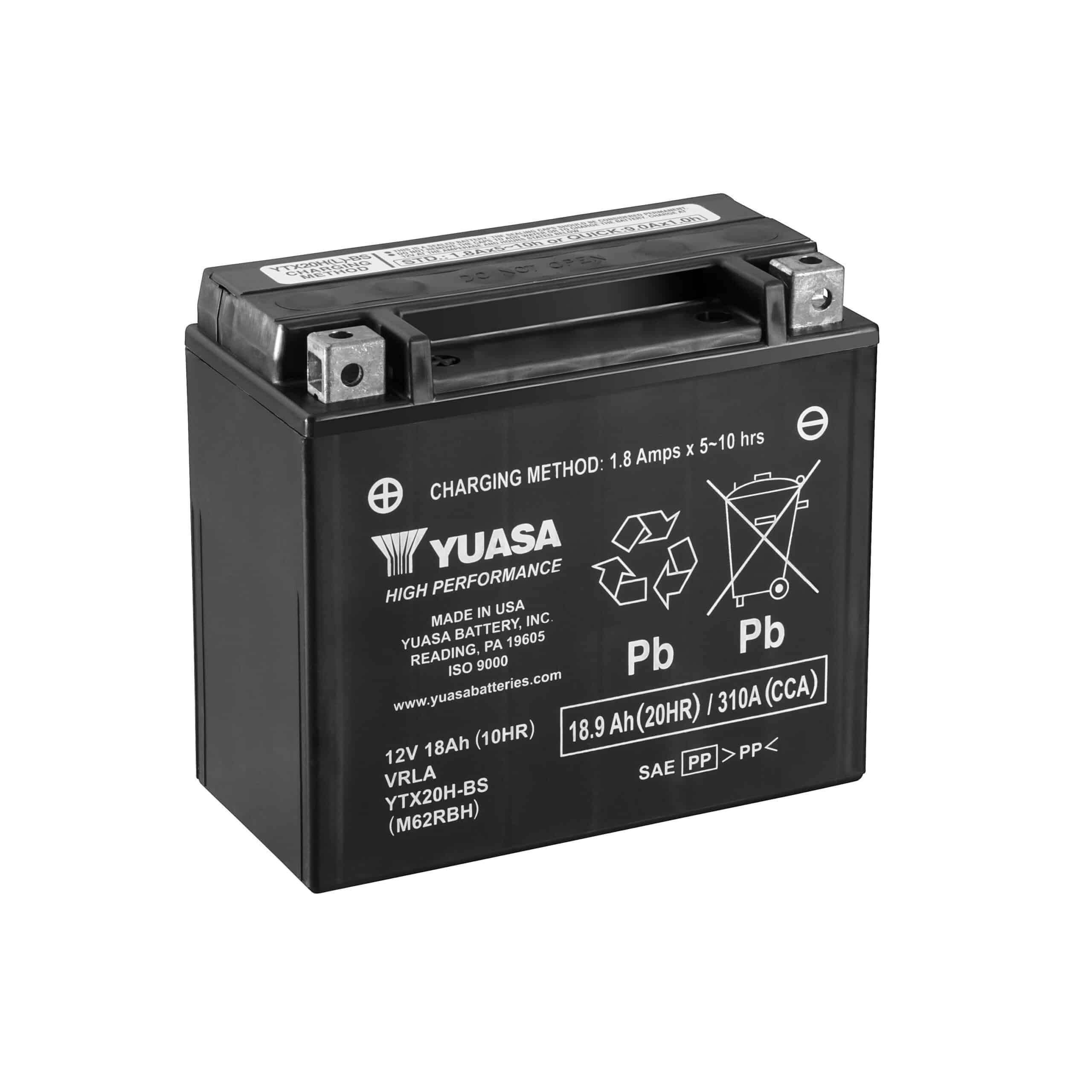 Yuasa akku, YTX20H-BS (cp) 14-283