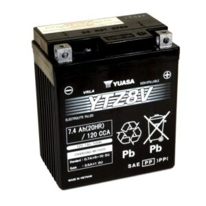Yuasa akku, YTZ8V (wc) factory activated (10) 14-238