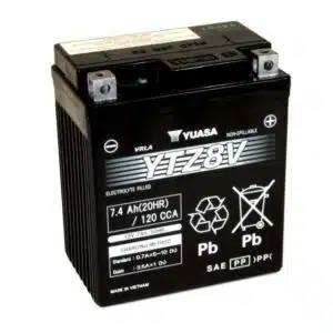 Yuasa akku, YTZ8V (wc) factory activated (10) 14-238
