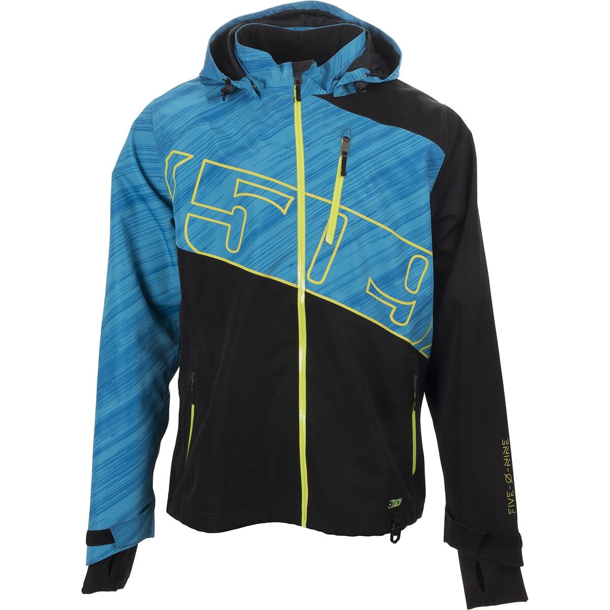 509 kelkkatakki Evolve, kuori, Sininen / hi-vis