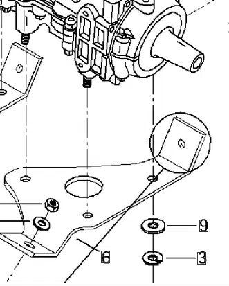 BRP 512047500-moottorin tuki Ski-doo Mach Z ja Mach Z LT - Image 3