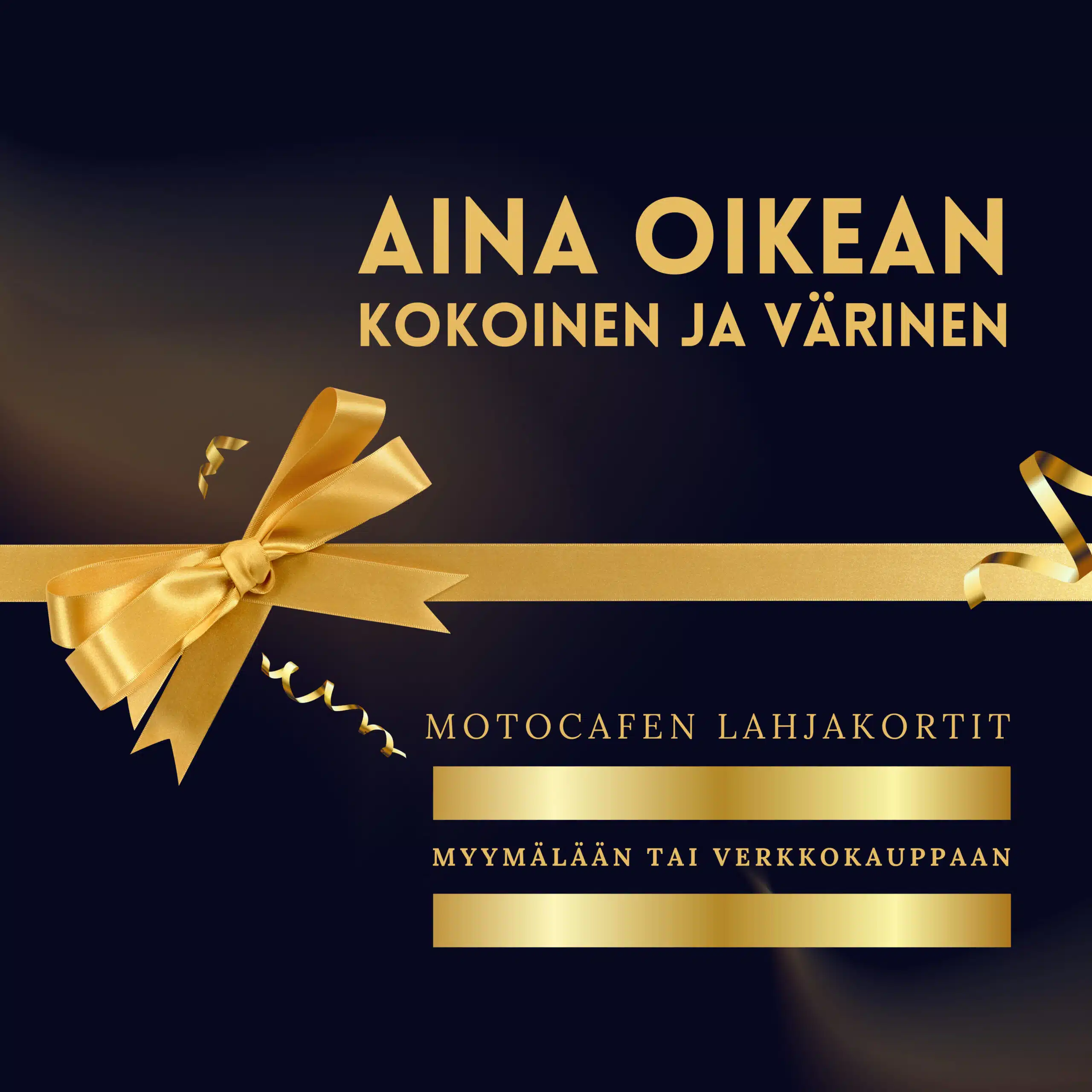 🎁 Motocafe Lahjakortti