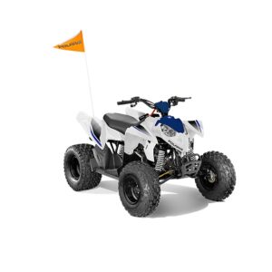 Polaris Outlaw 110 EFI, Bright White / Polaris Blue