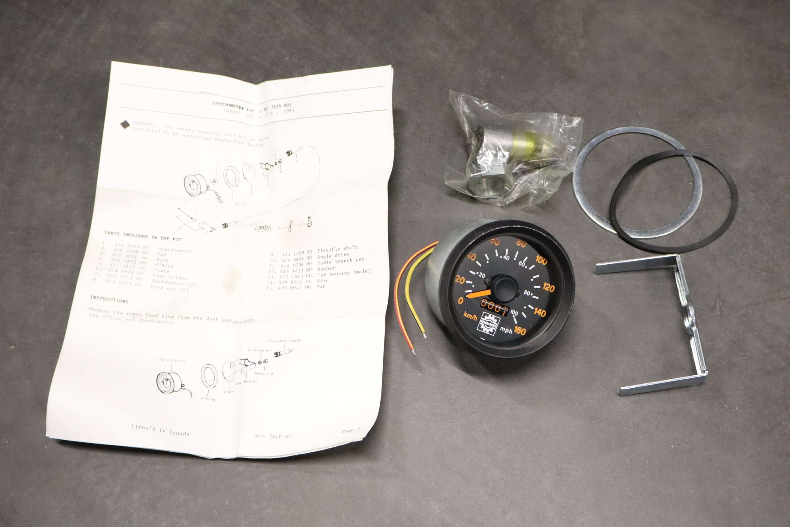 Ski-Doo Safari 377 / 377E nopeusmittarisarja