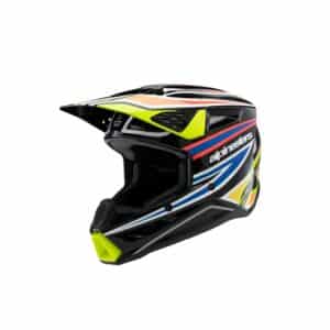 Alpinestars lasten kypärä SM3 Youth Wurx, musta / keltainen / sininen