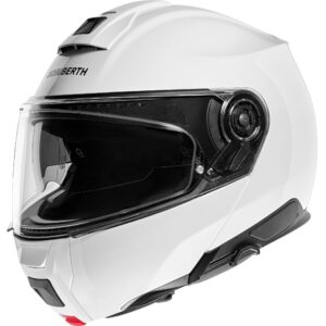 Schuberth C5 ANC avattava moottoripyöräkypärä, kiiltävä valkoinen