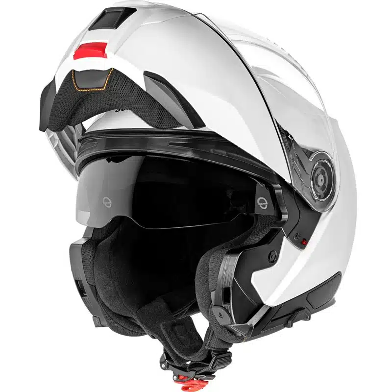 Schuberth C5 ANC avattava moottoripyöräkypärä, kiiltävä valkoinen - Image 7