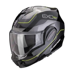 SCORPION Kypärä EXO-TECH EVO PRO Commuta musta/keltainen