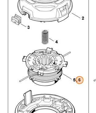 Stihl AutoCut leikkuupään siimakela - Image 4