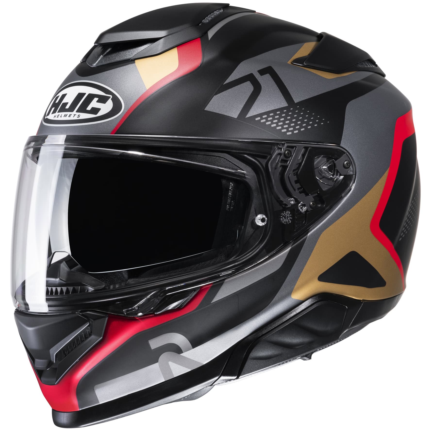 HJC Kypärä RPHA 71 Hapel Musta/Harmaa/Punainen MC1SF, S 55-56c