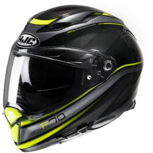 HJC Kypärä F70 Diwen Musta/Fluo Keltainen MC3H, XS 54-55c