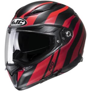 HJC Kypärä F70 Galla Musta/Punainen MC1, S 55-56c