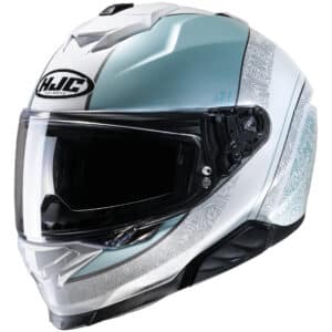 HJC Kypärä i71 Sera Valkoinen/Turkoosi MC2, XS 54-55c