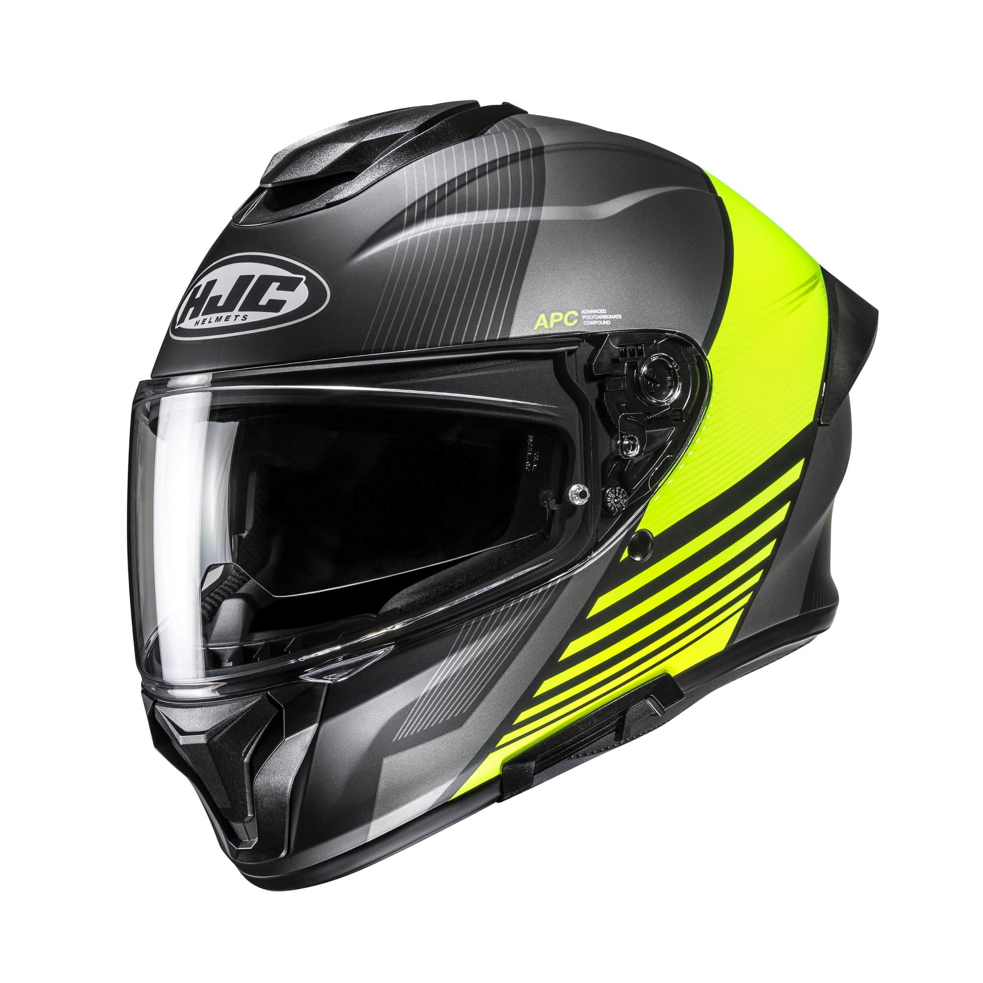 HJC Kypärä C71 Morix Musta/Fluo Keltainen MC3HSF