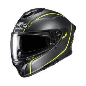 HJC Kypärä C71 Quez Musta/Fluo Keltainen MC3HSF