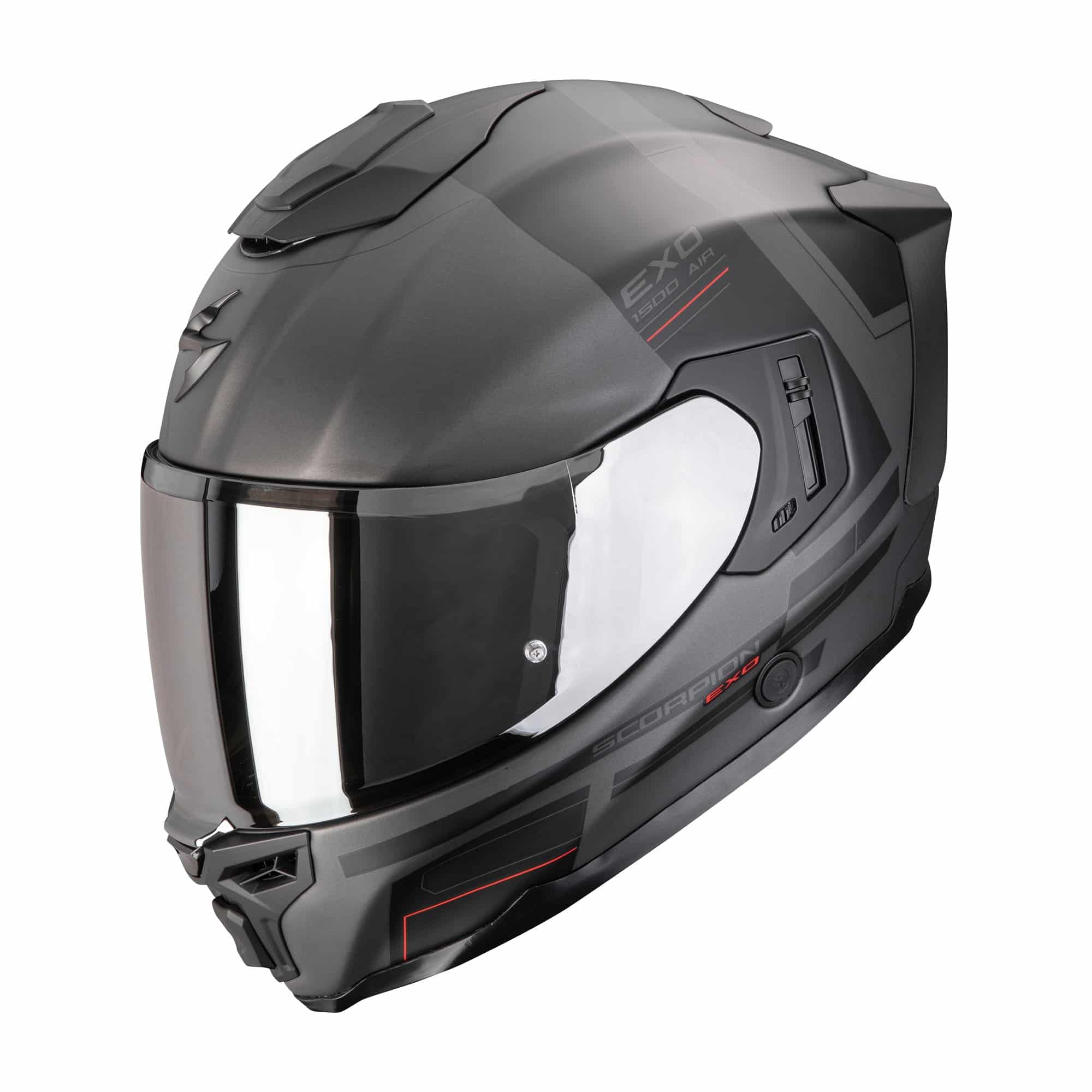 Scorpion moottoripyöräkypärä EXO-1500 AIR Dual, mattahopea / musta