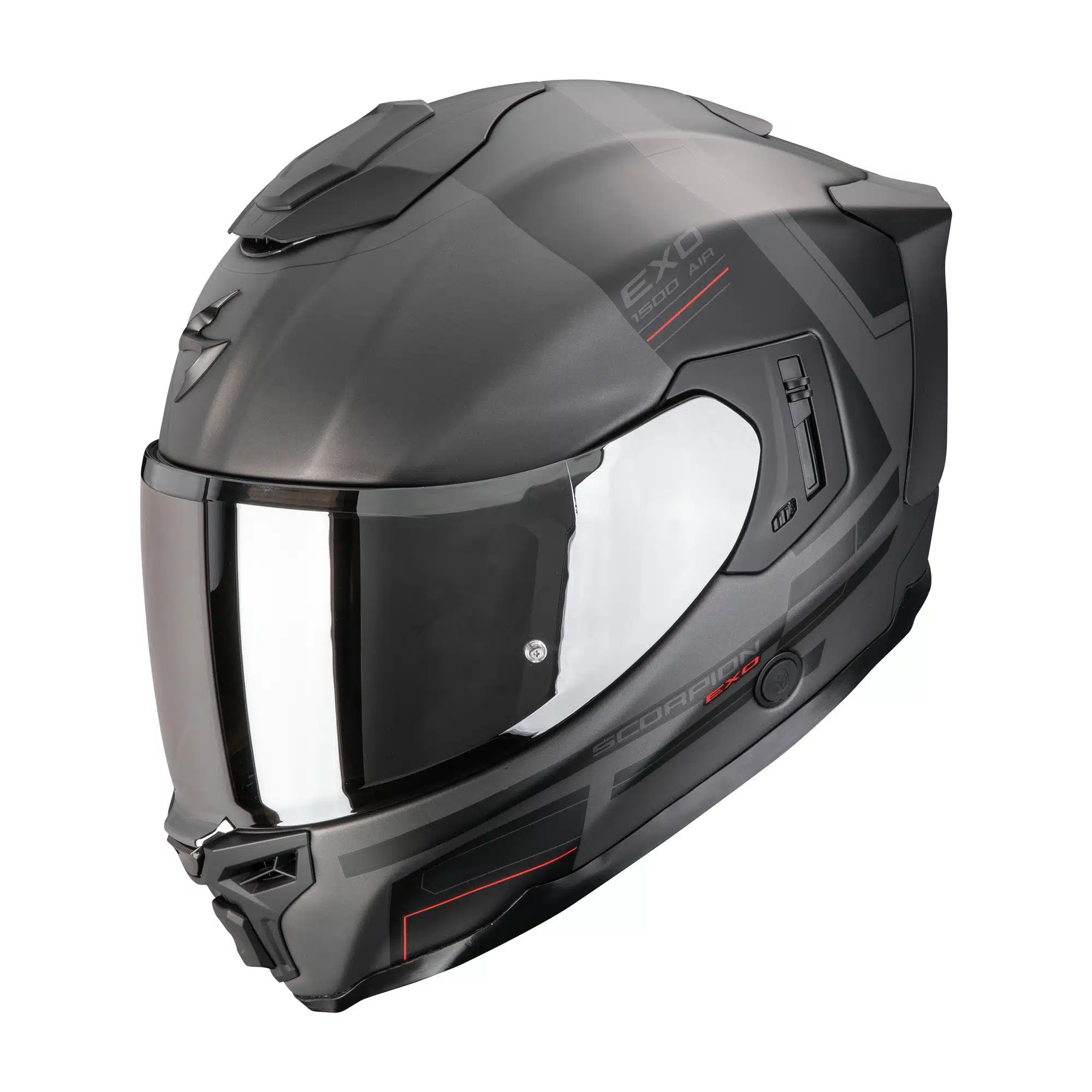 Scorpion moottoripyöräkypärä EXO-1500 AIR Dual, mattahopea / musta