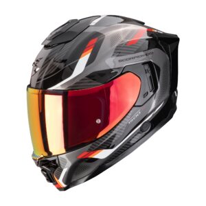 Scorpion moottoripyöräkypärä EXO-1500 AIR Sleek, punainen / musta