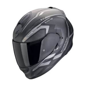SCORPION Kypärä EXO-491 KRIPTA Mattamusta-Hopea