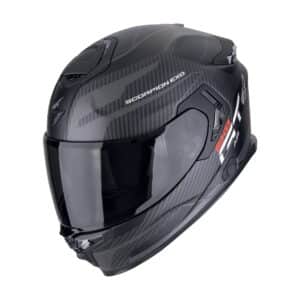 SCORPION Kypärä EXO-GT SP Air Flex Mattamusta Hopea
