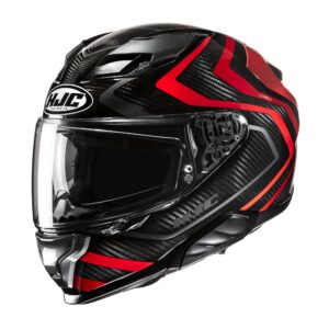HJC Kypärä F71 Carbon Nevio Musta/Punainen MC1