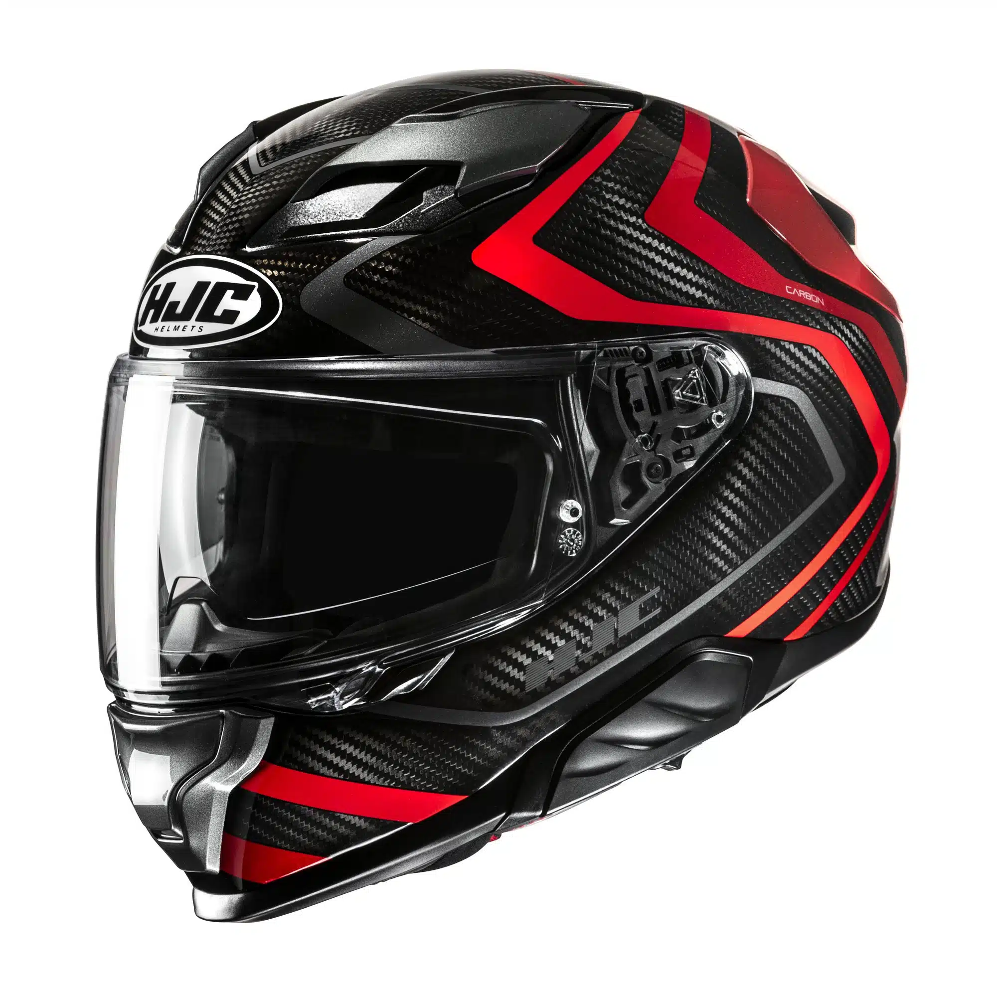 HJC Kypärä F71 Carbon Nevio Musta/Punainen MC1